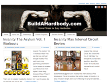 Tablet Screenshot of buildahardbody.com